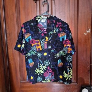 Paradiso Tropical Island Top XL Colorful Shirt